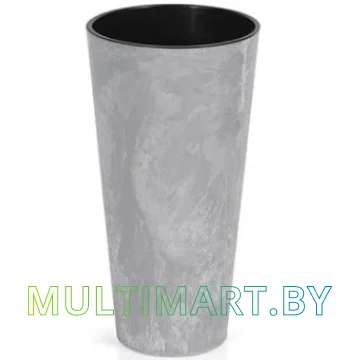Кашпо Prosperplast Tubus Slim Shine 400 DTUS400E-425U (маренго)